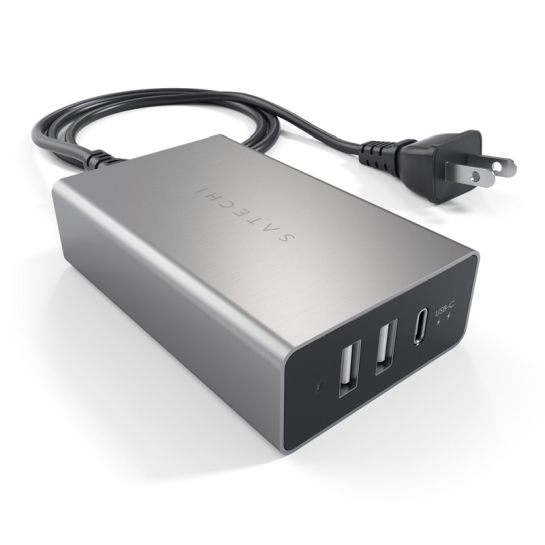 Мережевий зарядний пристрій Satechi USB-C 40W Travel Charger Space Gray - ціна, характеристики, відгуки, розстрочка, фото 4