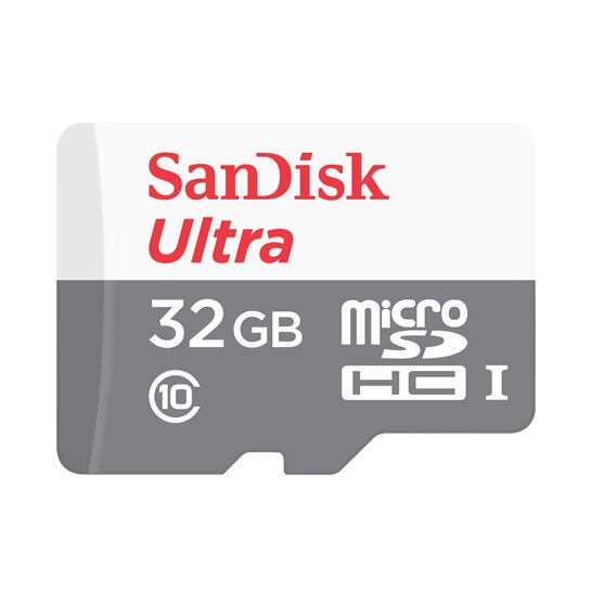 Карта памяти MicroSDHC 32 Gb SanDisk (class 10) with adapter (UHS-I 48Mb/s, 320x) - цена, характеристики, отзывы, рассрочка, фото 1