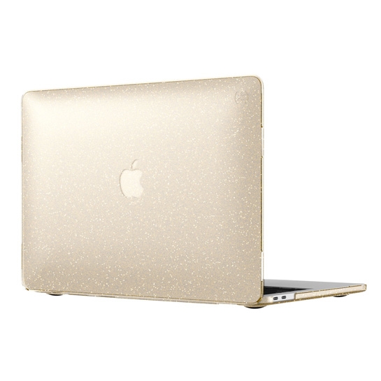 Накладка Speck for MacBook Pro 13" with Touch Bar Smartshell Clear With Gold Glitter/Clear - ціна, характеристики, відгуки, розстрочка, фото 1