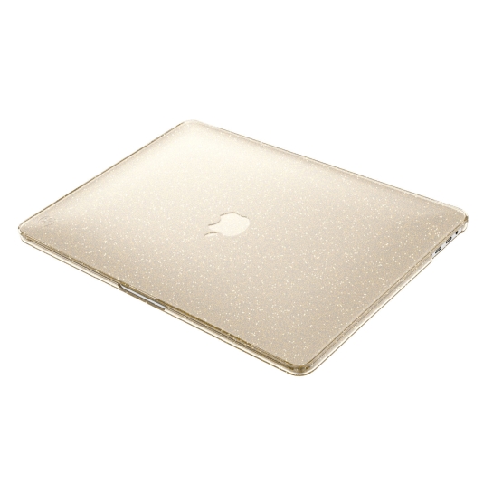 Накладка Speck for MacBook Pro 13" with Touch Bar Smartshell Clear With Gold Glitter/Clear - ціна, характеристики, відгуки, розстрочка, фото 2
