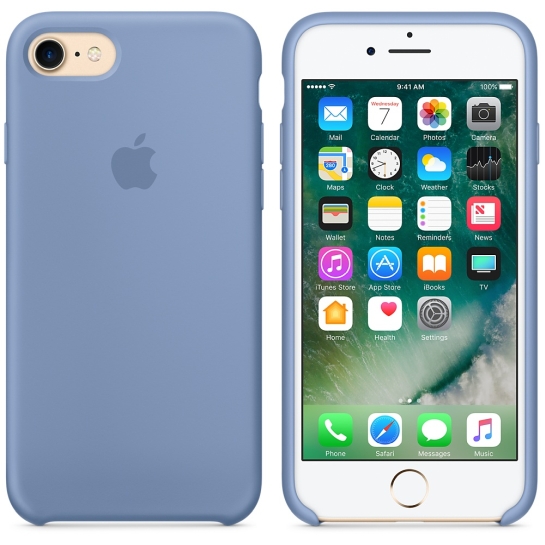 Чехол Apple Silicone Case for iPhone 8/7 Azure - цена, характеристики, отзывы, рассрочка, фото 3