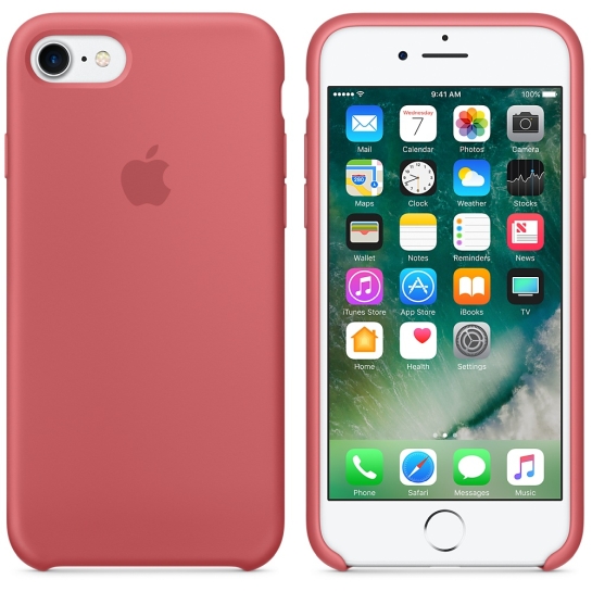 Чехол Apple Silicone Case for iPhone 8/7 Camellia* - цена, характеристики, отзывы, рассрочка, фото 3