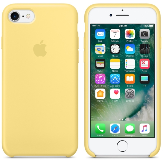 Чохол Apple Silicone Case for iPhone 8/7 Pollen - ціна, характеристики, відгуки, розстрочка, фото 3