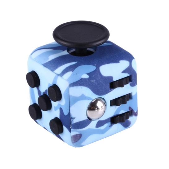 Антистрес кубик Fidget Cube Blue Khaki/Black - ціна, характеристики, відгуки, розстрочка, фото 1