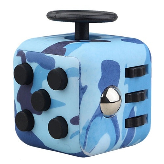 Антистрес кубик Fidget Cube Blue Khaki/Black - ціна, характеристики, відгуки, розстрочка, фото 3