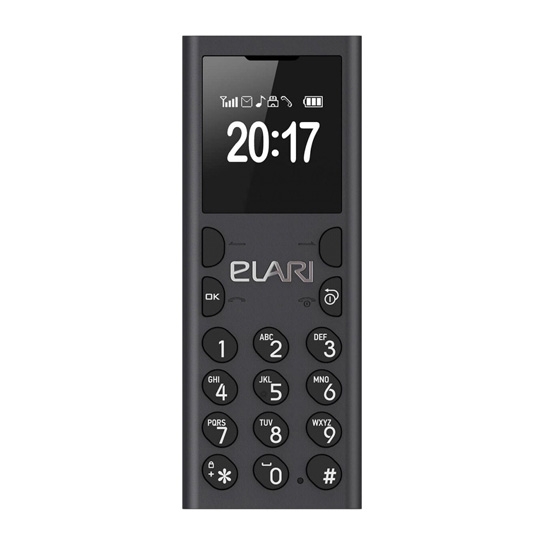 Телефон Elari NanoPhone C Black - ціна, характеристики, відгуки, розстрочка, фото 1