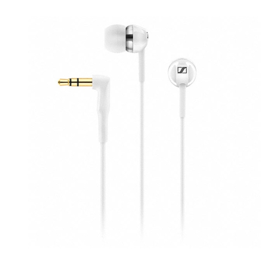 Навушники Sennheiser CX 1.00 White - ціна, характеристики, відгуки, розстрочка, фото 1
