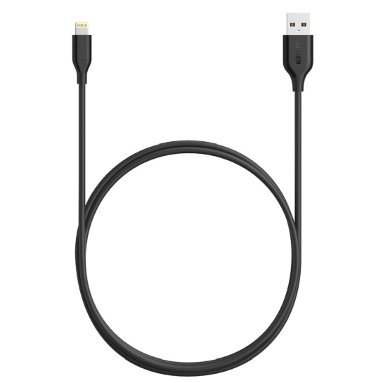 Кабель Anker Powerline Cable Lightning to USB V3 (0.9m) Black* - ціна, характеристики, відгуки, розстрочка, фото 2
