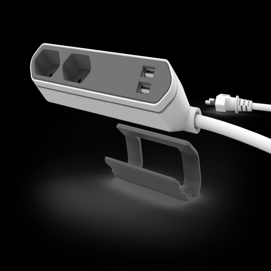 Мережевий зарядний пристрій Allocacoc PowerBar USB Gray - ціна, характеристики, відгуки, розстрочка, фото 2