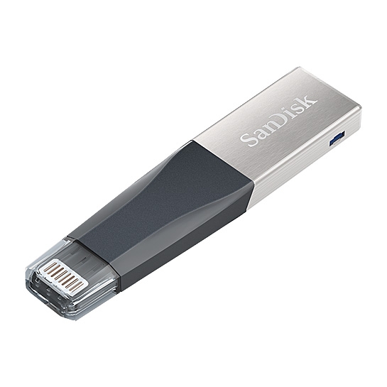 Зовнішній накопичувач SanDisk iXpand mini 32 Gb USB 3.0 / Lightning for Apple iPhone, iPad - ціна, характеристики, відгуки, розстрочка, фото 3