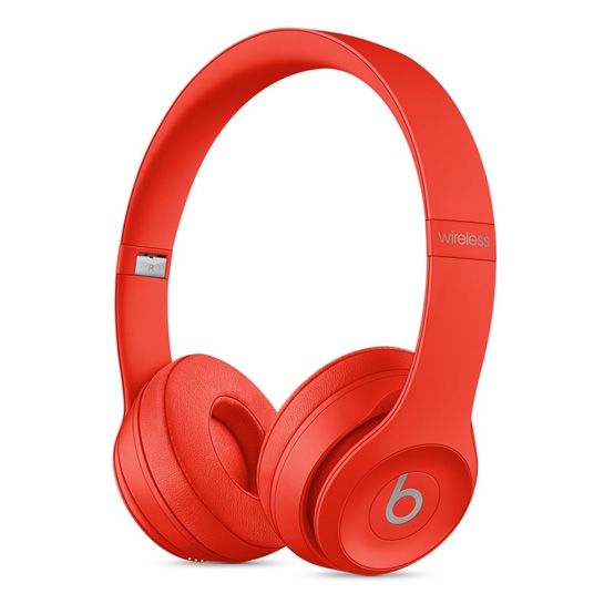 Навушники Beats Audio Solo 3 Wireless On-Ear Headphones Red - ціна, характеристики, відгуки, розстрочка, фото 1