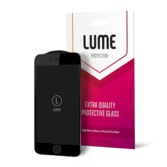 Скло Lume Full 3D for iPhone 6/6S Black - ціна, характеристики, відгуки, розстрочка, фото 1