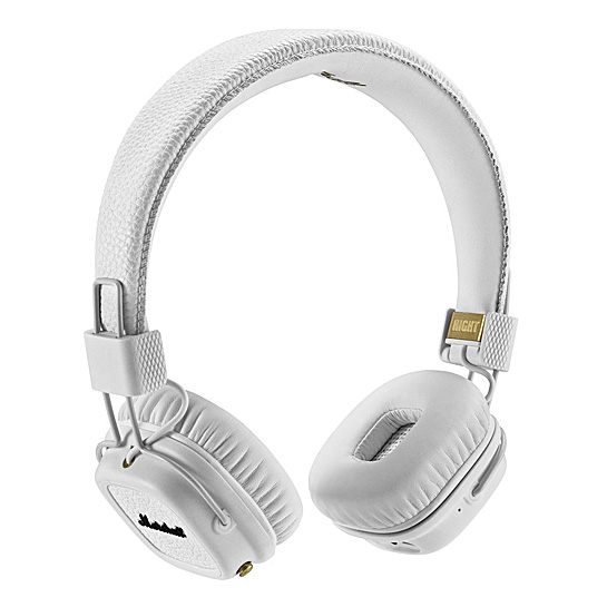 Навушники Marshall Major II Bluetooth White - ціна, характеристики, відгуки, розстрочка, фото 1