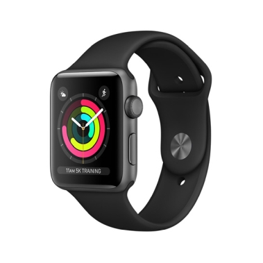 Смарт Годинник Apple Watch Series 3 38mm Space Gray Aluminum Case with Black Sport Band
