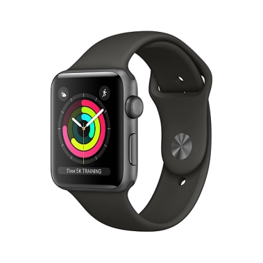 Смарт Часы Apple Watch Series 3 38mm Space Gray Aluminum Case with Gray Sport Band - цена, характеристики, отзывы, рассрочка, фото 1