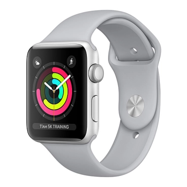 Смарт Годинник Apple Watch Series 3 42mm Silver Aluminum Case with Fog Sport Band - цена, характеристики, отзывы, рассрочка, фото 1