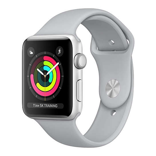 Смарт Часы Apple Watch Series 3 42mm Silver Aluminum Case with Fog Sport Band