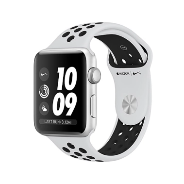 Смарт Часы Apple Watch Series 3 Nike+ 38mm Silver Aluminum Case with Pure Platinum/Black Nike Band - цена, характеристики, отзывы, рассрочка, фото 1