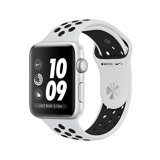 Смарт Часы Apple Watch Series 3 Nike+ 38mm Silver Aluminum Case with Pure Platinum/Black Nike Band