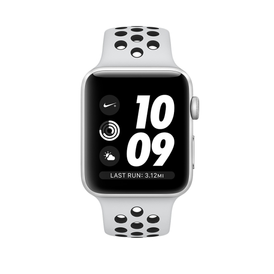 Смарт Годинник Apple Watch Series 3 Nike+ 38mm Silver Aluminum Case with Pure Platinum/Black Nike Band - ціна, характеристики, відгуки, розстрочка, фото 2