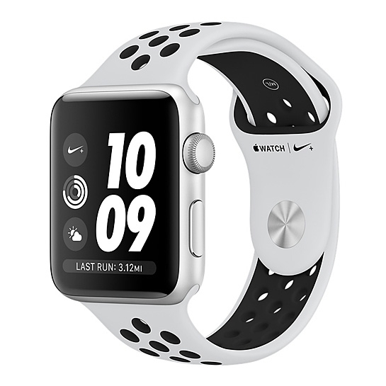 Смарт Годинник Apple Watch Series 3 Nike+ 42mm Silver Aluminum Case with Pure Platinum/Black Nike Band - цена, характеристики, отзывы, рассрочка, фото 1