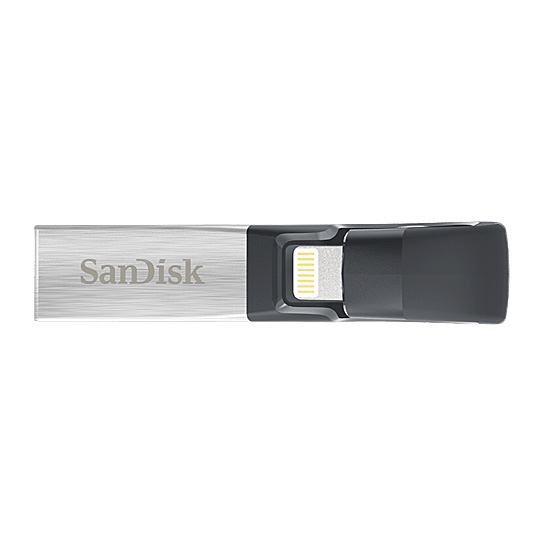 Внешний накопитель USB-Flash 3.0/Lightning 32 Gb SanDisk iXpand Flash Drive Silver - цена, характеристики, отзывы, рассрочка, фото 2