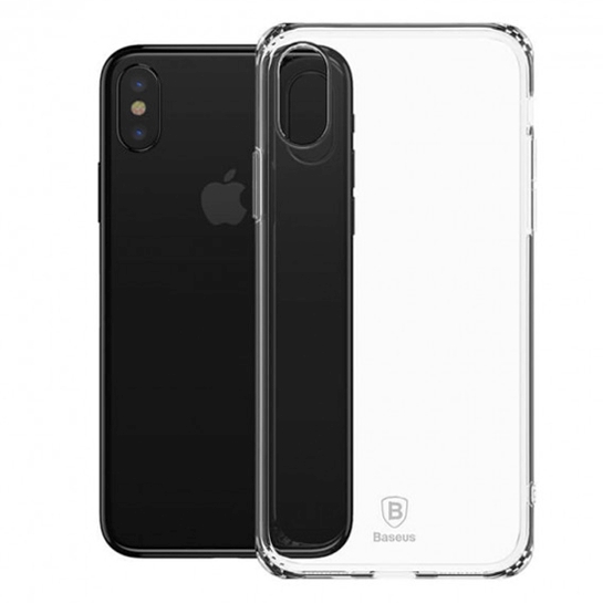 Чохол Baseus Simple Multi Protective Transparent TPU Case for iPhone X Clear - ціна, характеристики, відгуки, розстрочка, фото 1