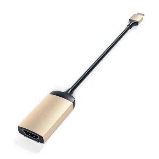 Перехідник Satechi Type-C HDMI Adapter Gold - ціна, характеристики, відгуки, розстрочка, фото 3