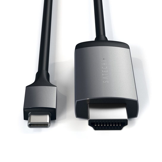 Кабель Satechi Type-C to 4K HDMI Cable Space Gray - цена, характеристики, отзывы, рассрочка, фото 4