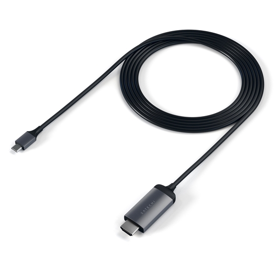 Кабель Satechi Type-C to 4K HDMI Cable Space Gray - ціна, характеристики, відгуки, розстрочка, фото 2