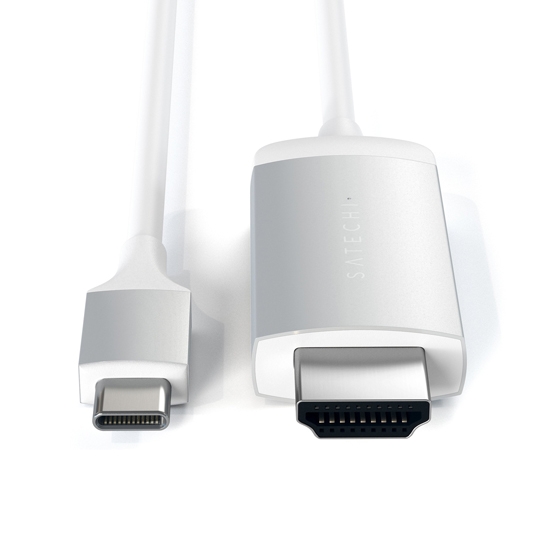 Кабель Satechi Type-C to 4K HDMI Cable Silver - ціна, характеристики, відгуки, розстрочка, фото 3