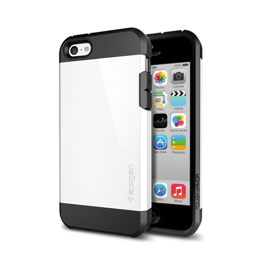 Чохол SGP Case Tough Armor Series Infinity White for iPhone 5C - ціна, характеристики, відгуки, розстрочка, фото 1