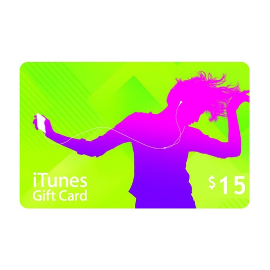 Подарочный сертификат iTunes Gift Card 15$ - ціна, характеристики, відгуки, розстрочка, фото 1