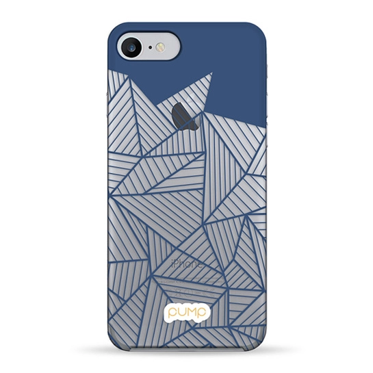 Чехол Pump Transparency Case for iPhone SE2/8/7 Blue/Clear #