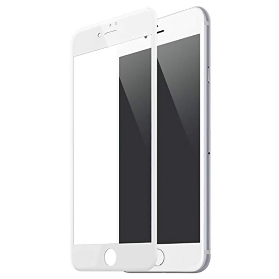 Скло Baseus Silk-Screen 3D Edge Protection Tempered Glass for iPhone 8 Plus/7 Plus Front White - ціна, характеристики, відгуки, розстрочка, фото 2