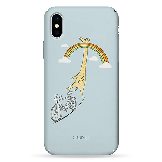 Чехол Pump Tender Touch Case for iPhone X/XS Giraffe Hung #