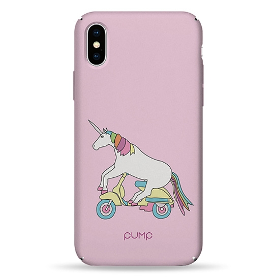 Чохол Pump Tender Touch Case for iPhone X/XS Unicorn Biker # - ціна, характеристики, відгуки, розстрочка, фото 1
