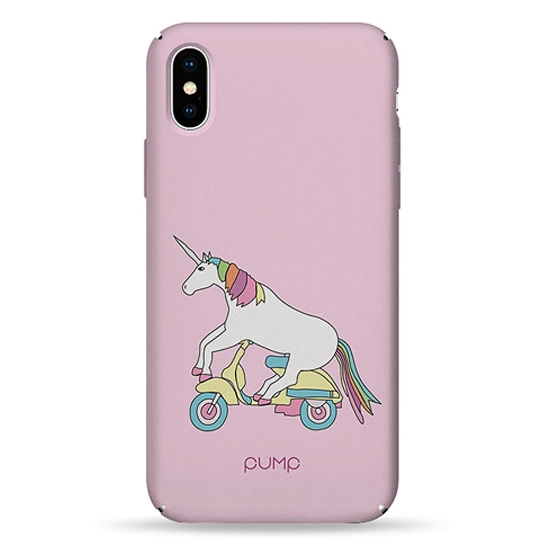 Чохол Pump Tender Touch Case for iPhone X/XS Unicorn Biker #