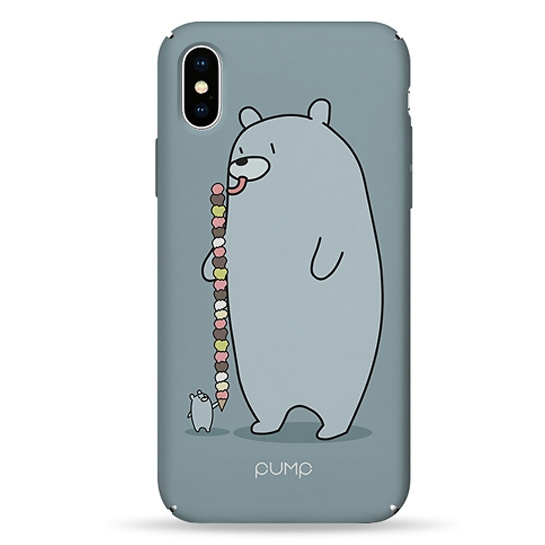 Чехол Pump Tender Touch Case for iPhone X/XS Sweet Bear # - цена, характеристики, отзывы, рассрочка, фото 1