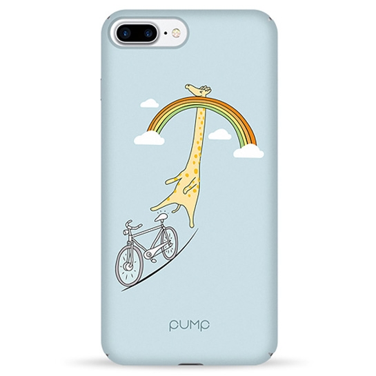 Чехол Pump Tender Touch Case for iPhone 8 Plus/7 Plus Giraffe Hung # - цена, характеристики, отзывы, рассрочка, фото 1