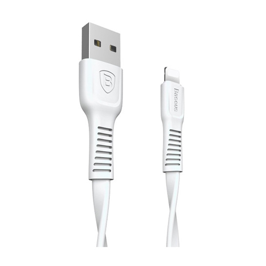 Кабель Baseus Tough Series Lightning to USB 1m White - ціна, характеристики, відгуки, розстрочка, фото 1