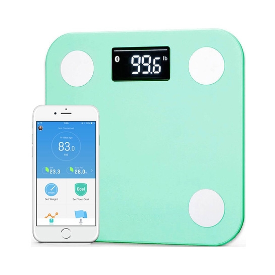 Электронные весы YUNMAI Mini Smart Scale Green - цена, характеристики, отзывы, рассрочка, фото 3
