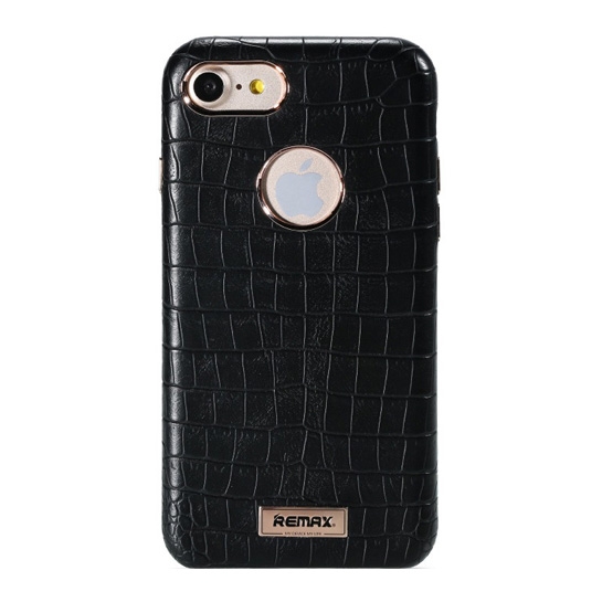 Чехол Remax Creative Leather Case for iPhone 8/7 Black* - цена, характеристики, отзывы, рассрочка, фото 1