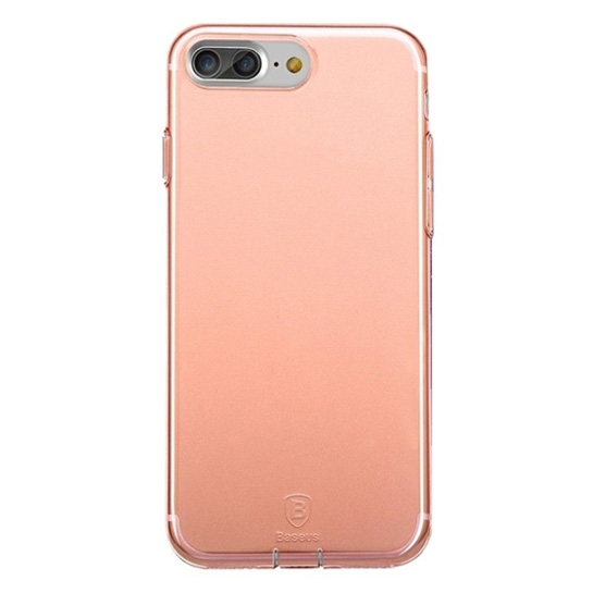 Чехол Baseus Simple Multi Protective Transparent TPU Case for iPhone 8 Plus/7 Plus Rose Gold - цена, характеристики, отзывы, рассрочка, фото 1