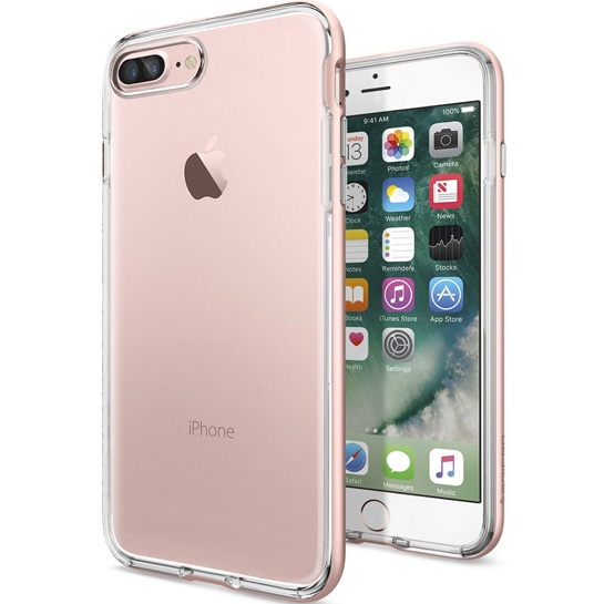 Чохол SGP Case Neo Hybrid Crystal Rose Gold for iPhone 8 Plus/7 Plus* - ціна, характеристики, відгуки, розстрочка, фото 1