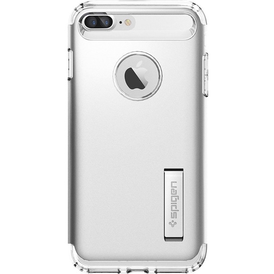 Чехол SGP Case Slim Armor Satin Silver for iPhone 8 Plus/7 Plus* - цена, характеристики, отзывы, рассрочка, фото 1