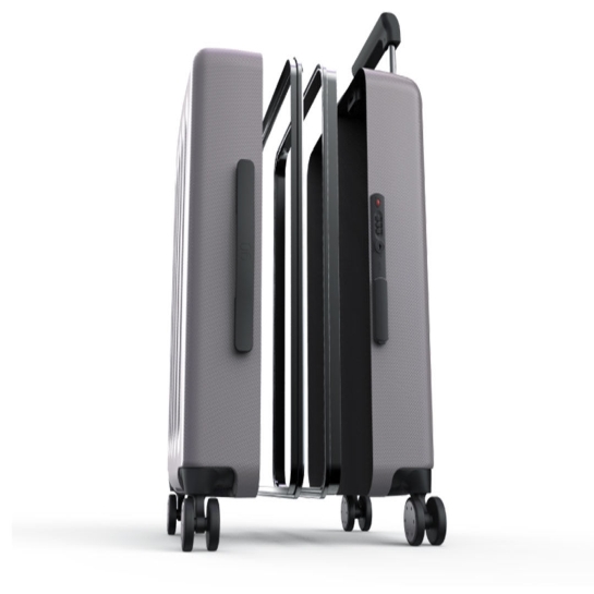 Чемодан Xiaomi RunMi 90 Points Aluminum Closing Frame Suitcase 24" Grey - ціна, характеристики, відгуки, розстрочка, фото 2
