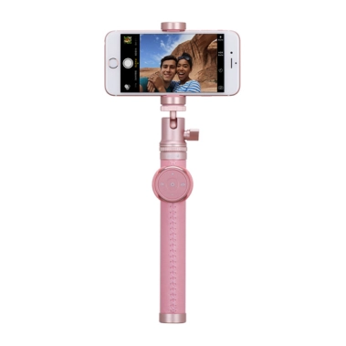 Палка для селфи Momax SelfiePro 90cm with Bluetooth Rose Gold/Rose Gold - цена, характеристики, отзывы, рассрочка, фото 1