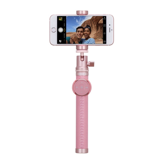 Палка для селфи Momax SelfiePro 90cm with Bluetooth Rose Gold/Rose Gold