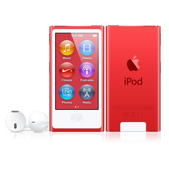 Плеєр Apple iPod Nano 7G 16Gb Red, Mid 2015 - ціна, характеристики, відгуки, розстрочка, фото 1